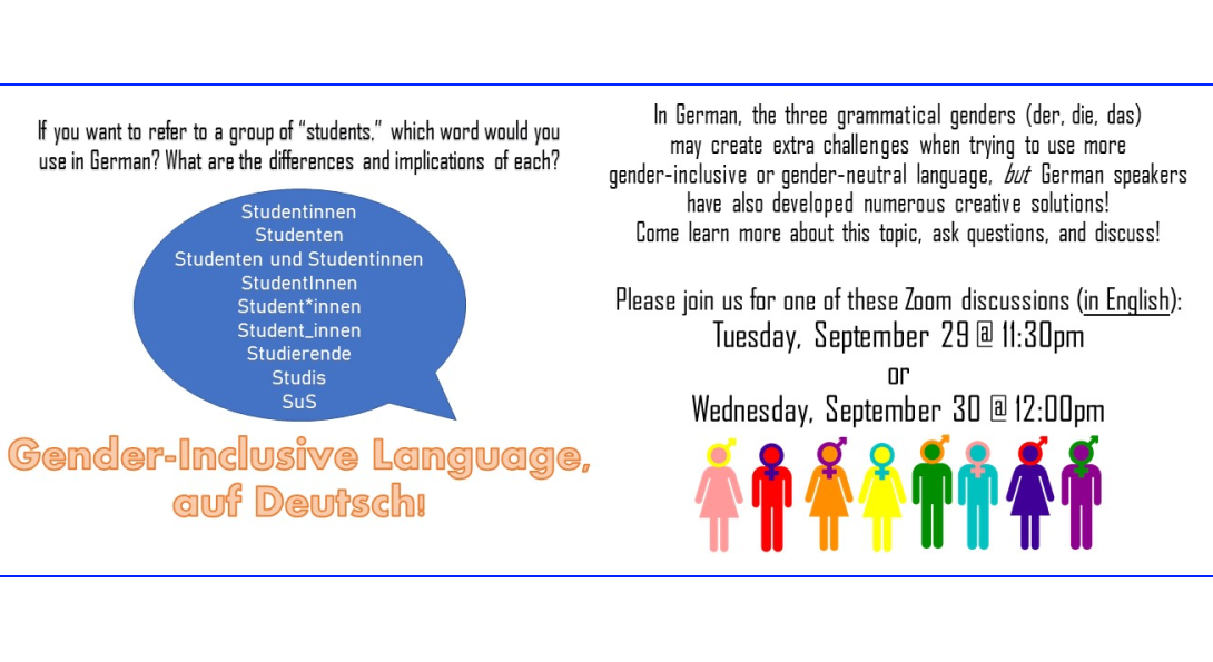 Gender Inclusive Languages poster