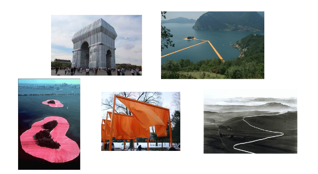 5 pieces by Christo and Jeanne-Claude