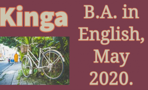 Kinga, BA in English, May 2020
