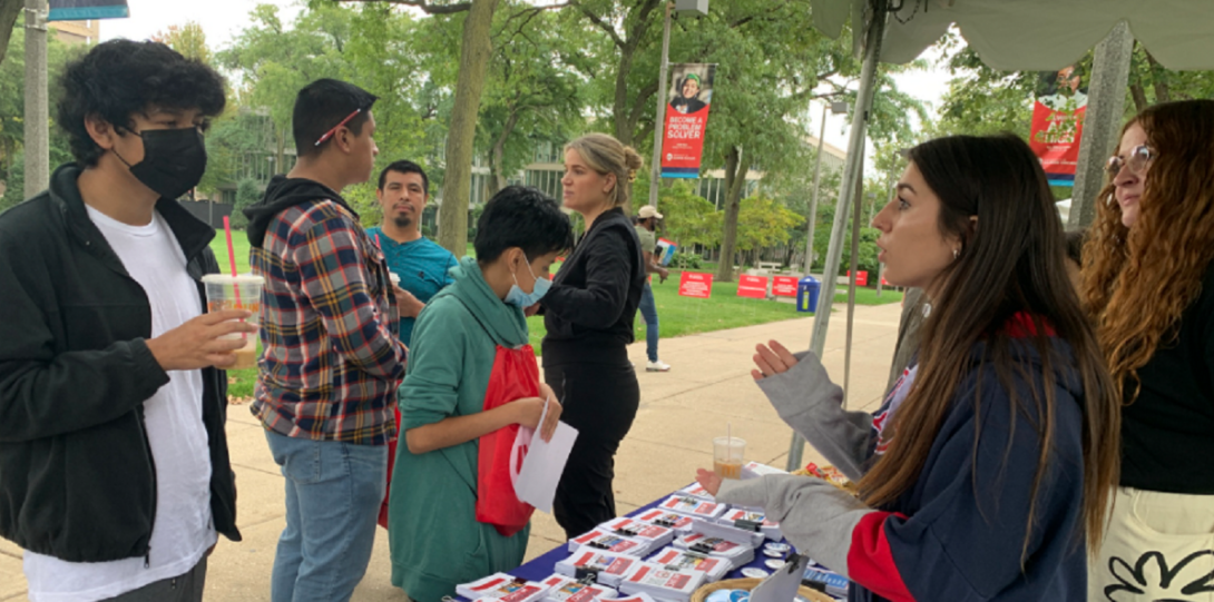 UIC Open House 2023: Great fun at the fair as students talk and share information