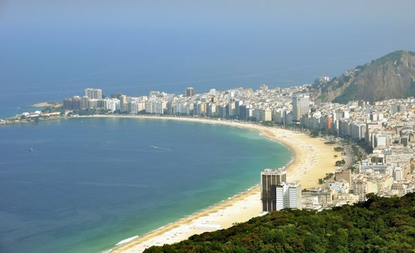 Beach in Rio de janiero, Brazil