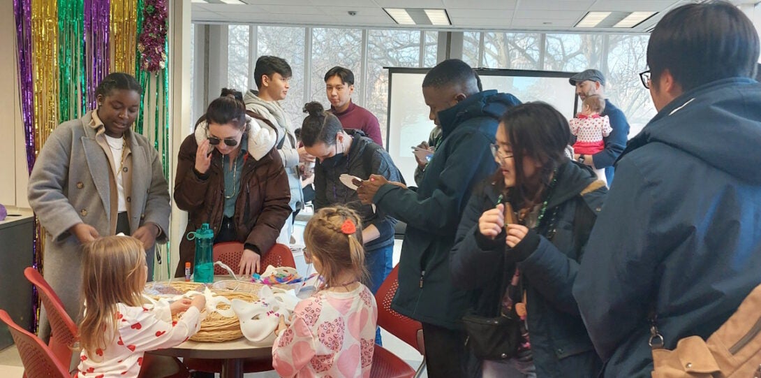 French Mardi Gras event in GH 308 (Language Oasis)