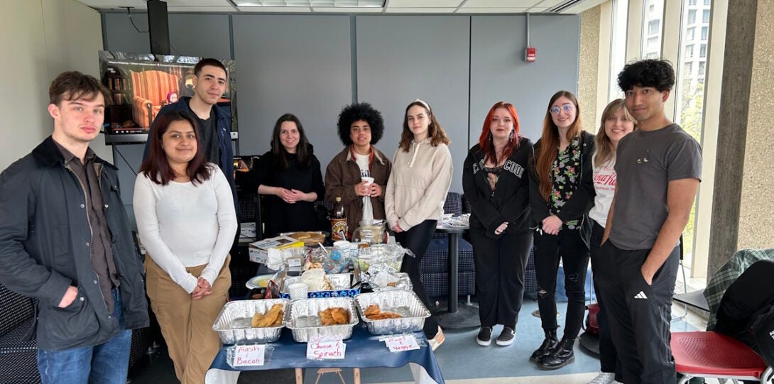 Russian potluck event in GH 308 (Language Oasis)