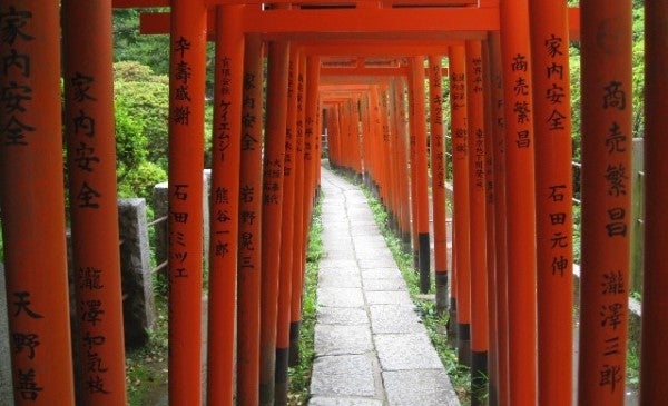 Shinto shrine in Japan