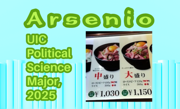 Arsenio, UIC Political Science Major, 2025.
