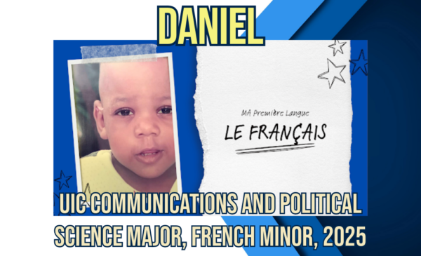 Daniel, UIC Communications and Political Science Major, French Minor, 2025